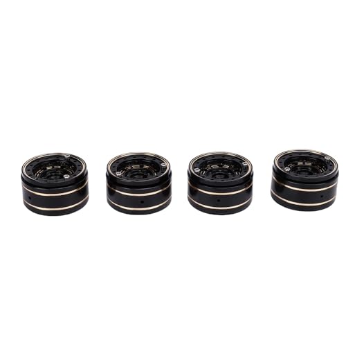 CHICIRIS SCX24 1/18 RC Car Messing Beadlock 1 Zoll Hubs, 4pcs Black Coating, CNC -Bearbeitungsprozess mit, 2,7 X,6 cm Rad Hub -Austausch für SCX24 und Andere /18 Modellautos Im Maßstab CHICIRIS SCX24 1/18 RC Car Messing Beadlock 1 Zoll Hubs, 4pcs Black Coating, CNC -Bearbeitungsprozess mit, 2,7 X,6 cm Rad Hub -Austausch für SCX24 und Andere /18 Modellautos Im Maßstab von CHICIRIS