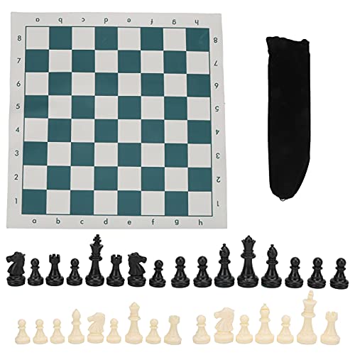 Internationales Standard-Schachspiel-Set, Schachfiguren, Kunststoff-Schachspiel, Wettbewerb, Großes Kunststoff-Schachspiel mit Schachbrett, Schachspiel für, Jugendliche, von CHICIRIS