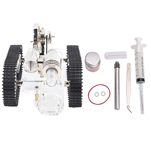 Stirling Tank Motor Modell Stirling Motormodell Dampfkraftmotor Stirling Motor Exquisites Erscheinungsbild Direkte Nutzung Wissenschaftsspielzeug Bildungsspielzeugauto Spielzeug von CHICIRIS