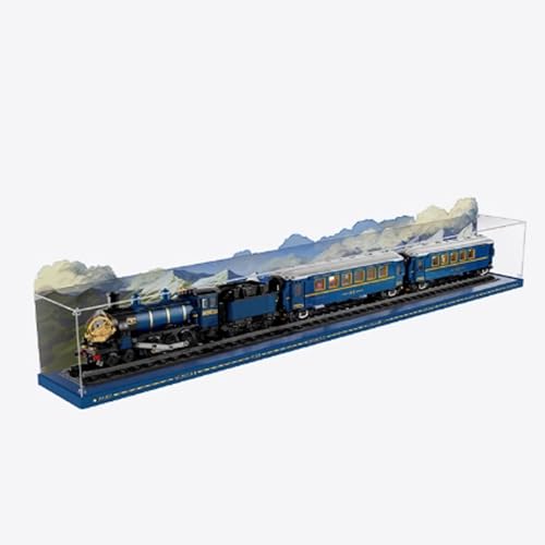 Acryl Display Box, Modellbausatz Kompatibel mit Lego 21344 Orient Express Train, Klare Acrylbox zum Ausstellen von Puppen, Staubdichte Displaybox (nur Box) von CHIFENMS