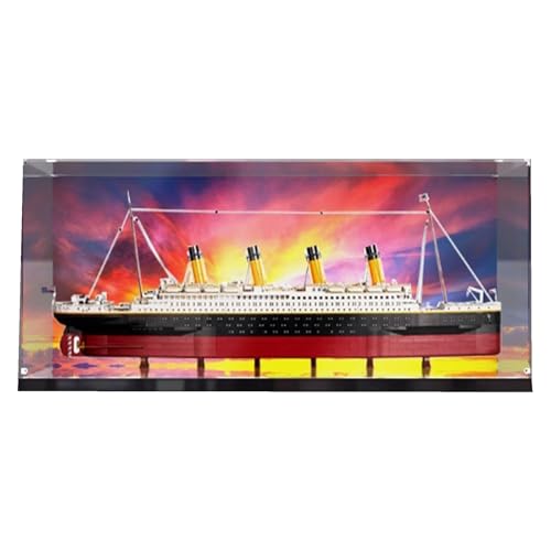 Acryl Display Box Kompatibel mit Lego 10294 Titanic, Transparente Box für 10294 Displaybox (nur Box) von CHIFENMS