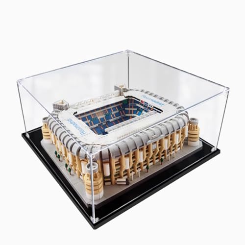 Acryl-Displaybox, kompatibel mit Lego 10299 Spielfeld, staubdichte, verdickte Basis, Sammlerstück-Geschenkbox, Organizer (nur Box) (2 mm) von CHIFENMS