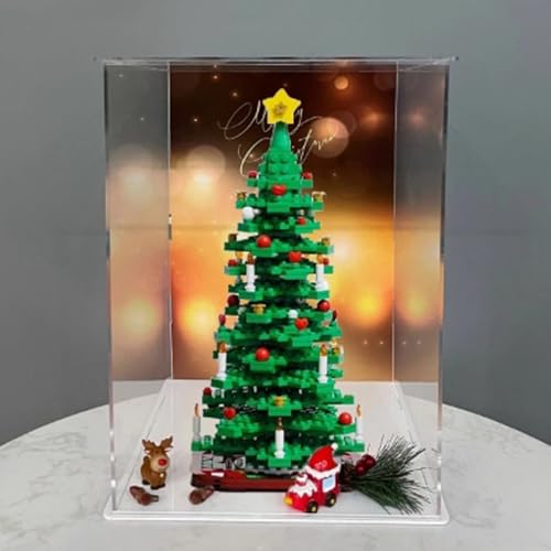 Acryl-Displaybox, kompatibel mit Lego 40573 Weihnachtsbaum-Modellbausatz, Sammlerstück-Geschenk-Displaybox, Organizer (nur Box) von CHIFENMS