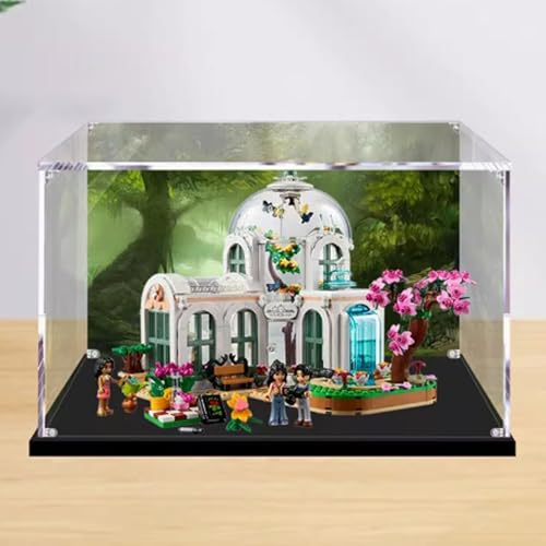 Acryl-Displaybox, kompatibel mit Lego 41757 The Marvelous Botanical Gardens, Modellbausatz, Sammlerstück-Geschenkbox, Organizer (nur Box) (Hintermalerei) von CHIFENMS