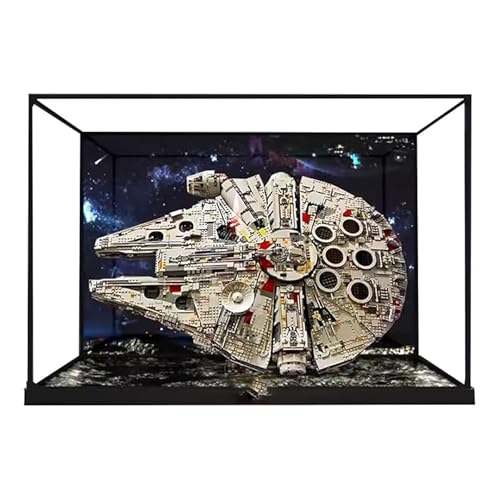 Acryl-Displaybox, kompatibel mit Lego 75192 Ultimate Millennium Falcon, Modellbausatz, Sammlerstück-Geschenkbox, Organizer (nur Box) von CHIFENMS