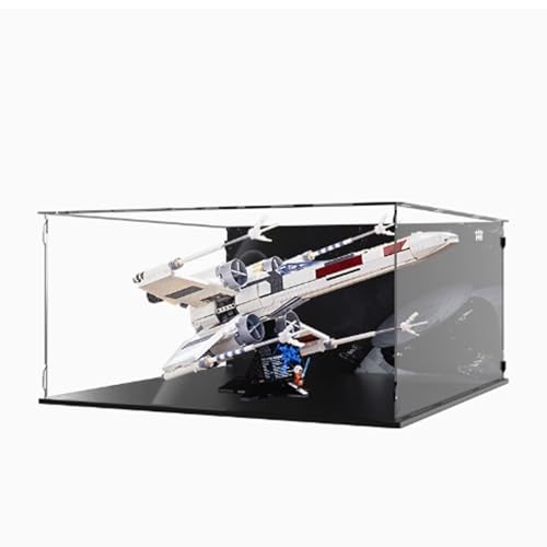 Acryl-Displaybox, kompatibel mit Lego 75355 X-Wing Starfighter Kit, Sammlerstück, Geschenkbox, Organizer (nur Box) von CHIFENMS