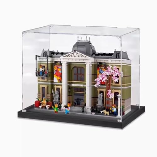 Acryl-Schaukasten, kompatibel mit LEGO 10326 Naturgeschichtsmuseumblöcken, staubdichte, dicke Basis, Sammlerstück, Geschenkvitrine, Organizer (nur Box) (2 mm) von CHIFENMS