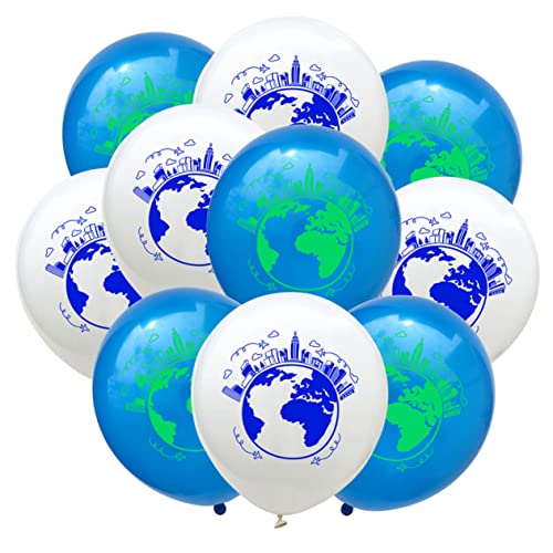 CHILDWEET 100 Stück 12 Geburtstagsverzierung Ballon Blue von CHILDWEET