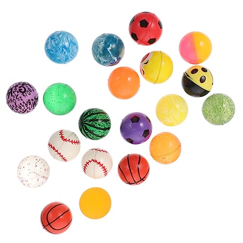 CHILDWEET 20St Hüpfender Ball fliegend prallen gummiball Springbälle springende Bälle zum Stressabbau Dekompressionsbälle tragbare Springbälle pädagogische Hüpfbälle von CHILDWEET