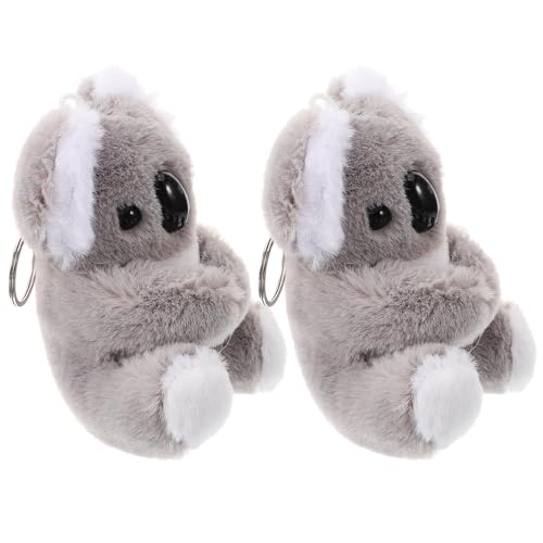 CHILDWEET 2St Koala-Schlüsselanhänger schlüsselanhänger schlüsselanhänger für bag charm Plüsch Taschenanhänger schlüsselringe süßer Schlüsselanhänger Schlüsselanhänger-Zubehör von CHILDWEET