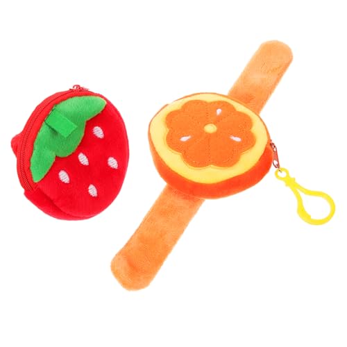 CHILDWEET 2 Stück Slap-armbänder Mit Obst- Party-Slap-armbänder Lustiges Spielzeug Für Jungen Mädchen Und Erwachsene von CHILDWEET