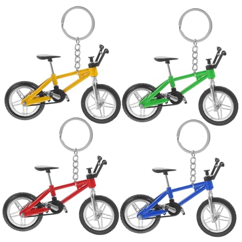 CHILDWEET 4 Stück Schlüsselanhänger Fahrradlenker Mountainbike Fahrrad Telefonhalter Schalthebel Rennrad Fahrradausrüstung Fahrradhandschuhe Fahrräder Fettes Fahrrad Fahrradzubehör Legierung von CHILDWEET