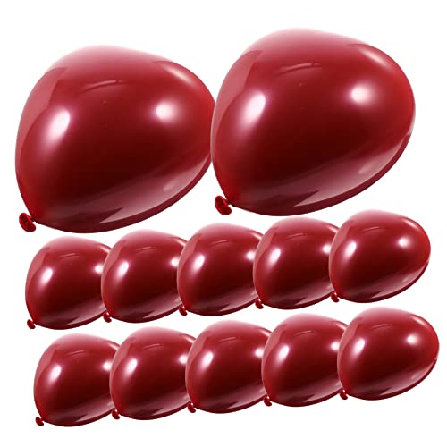 CHILDWEET 50 Stück Ballon Girlande Quaste Bänder Hochzeitsdekorationen Herzen deckenverkleidung the wedding party balloon wedding decoration valentinstag verzierung Partyzubehör Emulsion rot von CHILDWEET