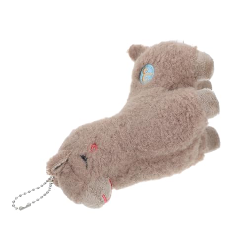 CHILDWEET Alpaka-schlüsselanhänger Puppe Schlüsselanhänger Für Jungen Und Mädchen Alpaka-squishy Schlüsselabdeckung Aus Silikon Kawaii-tier-charme Alpaka-kuscheltier Alpaka-garn Plüsch von CHILDWEET