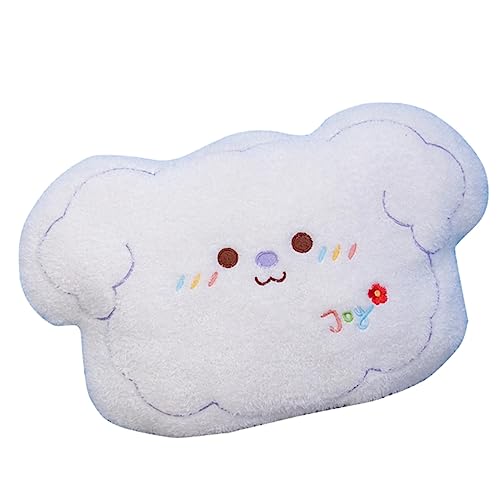 CHILDWEET Kopfkissen büro Dekoration Office Decoration rückenkissen pummeluff Kuscheltier Schlafkissen Haustier ausgestopft Tiere Bequeme Puppe kreative Puppe Plüsch Weiß von CHILDWEET