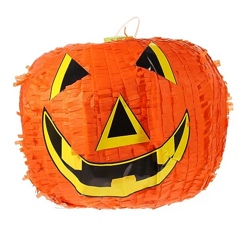 CHILDWEET Kürbis Pinata Aus Papier Für Halloween Dekorativer Leckerli Behälter Ideales Spielzeug Für Halloween Partys Originelle Pinata Deko Für Kinder Und Erwachsene von CHILDWEET