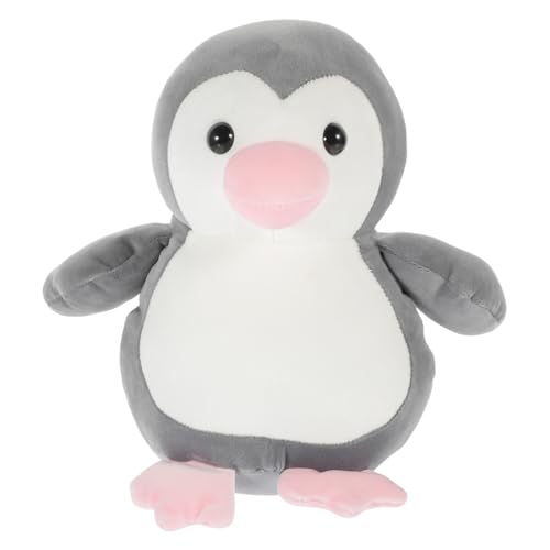 CHILDWEET Pinguinkissen Zeichentricktiere Pinguin Cartoon-tierspielzeug Großer Ausgestopfter Pinguin Große Pinguin-plüschtiere Pinguin-stofftiere Grey Pp Baumwolle von CHILDWEET