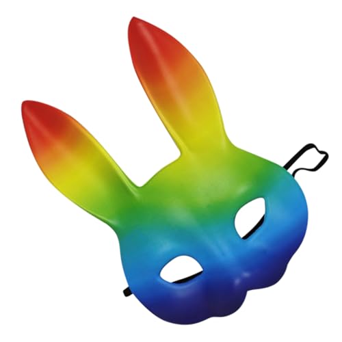 CHILDWEET Regenbogenhasenmaske Masken Halloween-Tier Wolfsmaske Halloween-Hasen-Maske Dinosauriermaske Karikatur halloween maske d Maske Halloween-Gesichtsmaske Halloween-Kaninchenmaske Eva von CHILDWEET