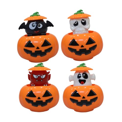 CHILDWEET Satz Halloween-kettenspielzeug Halloween-aufziehspielzeug Halloween-Party-preise Zähne Aufziehspielzeug Halloween-sprungspielzeug Kinderhalloween Aufzieh Spielzeug Plastik von CHILDWEET