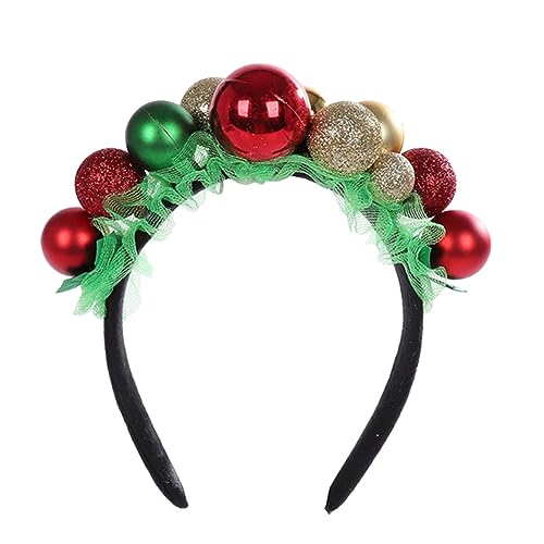 CHILDWEET Weihnachts Tanz Party Haarband Mit Glöckchen Festliches Deko Accessoire Für Weihnachten Ideal Für Partys Und Feiern Passend Für Erwachsene Und Kinder Farbenfrohes Design von CHILDWEET