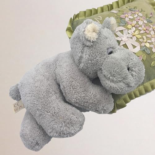 CHINOCO Kuscheltier Nilpferd super weiche liegende schlafende Plüschtier Stofftier zum Kuscheln, Spielen verschenken. Grau/ L20cm CHINOCO Kuscheltier Nilpferd super weiche liegende schlafende Plüschtier Stofftier zum Kuscheln, Spielen verschenken. Grau/ L20cm von CHINOCO