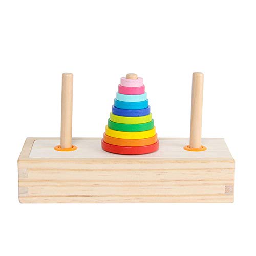 CHIZISX Kinder Gehirn Spiel Holz Hanoi Turm Multifunktionale Zubehör Pädagogische Für Spielen Vorschule Tisch Frühen Spielzeug Geschenke von CHIZISX