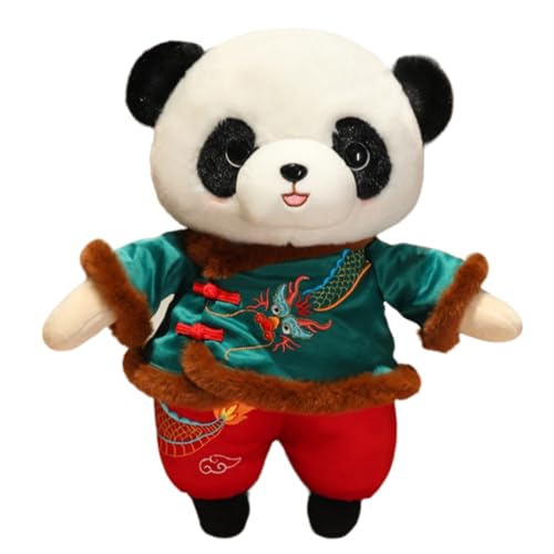 CHIZISX Kissen,Realistisches Pandabär-Plüschspielzeug, simulierte seltene Tiere, gefülltes weiches Panda-Umarmungskissen für Kindergebu von CHIZISX