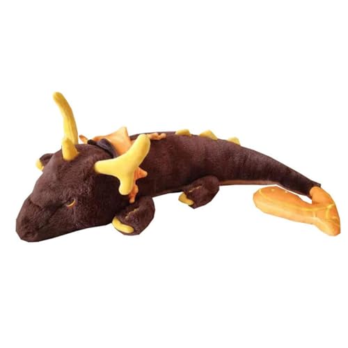 CHIZISX Kissen,Spiel Genshin Morax Drache Plüsch für Puppenkissen 70 cm Cartoon Anime Sp von CHIZISX