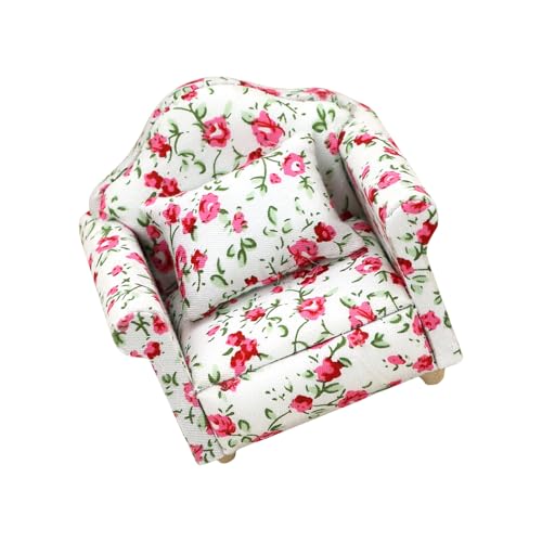 CHIZISX Ländliche Puppenhausmöbel Einzelner Sofa Sessel Mit Holzrahmen Polster Sicher Für Kinder Kreative Aktivität Kind Sicheres Miniatursofa CHIZISX Ländliche Puppenhausmöbel Einzelner Sofa Sessel Mit Holzrahmen Polster Sicher Für Kinder Kreative Aktivität Kind Sicheres Miniatursofa von CHIZISX