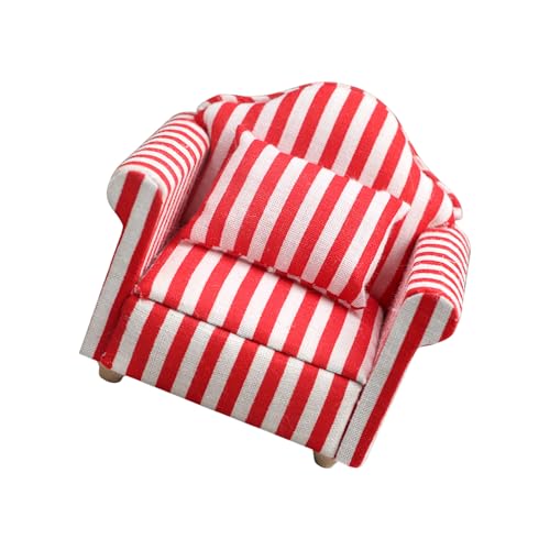 CHIZISX Ländliche Puppenhausmöbel Einzelner Sofa Sessel Mit Holzrahmen Polster Sicher Für Kinder Kreative Aktivität Kind Sicheres Miniatursofa CHIZISX Ländliche Puppenhausmöbel Einzelner Sofa Sessel Mit Holzrahmen Polster Sicher Für Kinder Kreative Aktivität Kind Sicheres Miniatursofa von CHIZISX