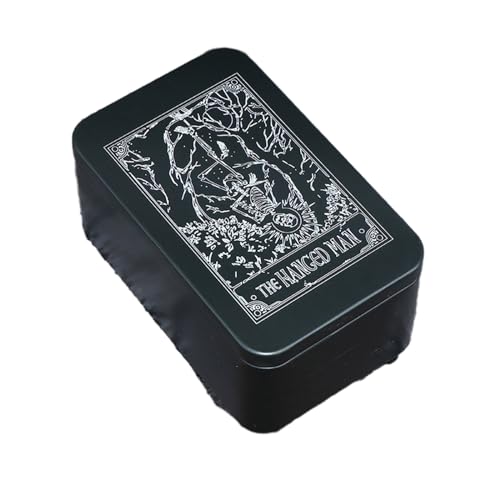 CHIZISX Metal Game Card Box Playings Tarots Container Speicher Hülle Pakelpokerbox Spielkarten Karten Box Süßigkeiten Speicherhülle von CHIZISX