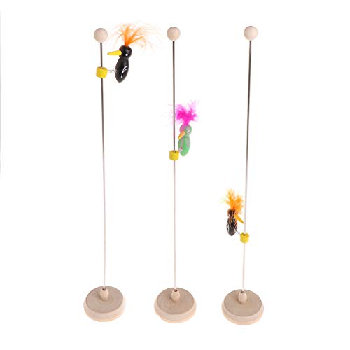 CHIZISX Peck Wood Bird Toy Interactive Frühlingshacktspielzeug Stangen Indoor Spielset Für Feines Training Vorschule Favorit von CHIZISX