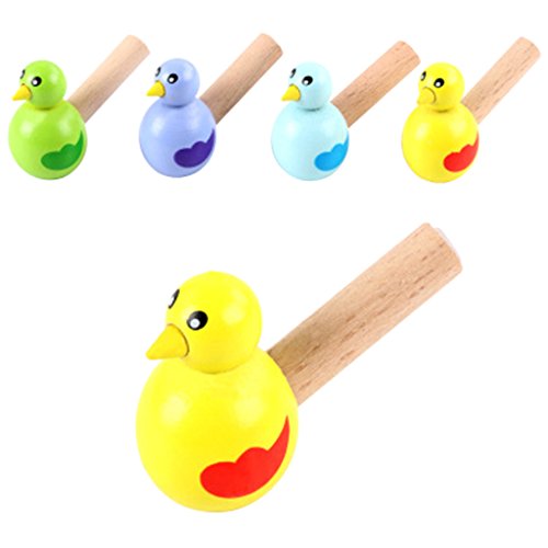 CHIZISX Kinder Vogelpfeife Aus Holz Laute Klare Cartoon Pfeife Für Outdoor Sport Rolle Für Spiele Kinderinstrument von CHIZISX