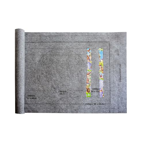 CHIZISX Vielseitige Puzzle Matte Mit Nicht Schlupfboden Sorgen Für Eine Stabile Und Glatte Erfahrung Für Puzzle Liebhaber Anti Lost Puzzle Matte von CHIZISX