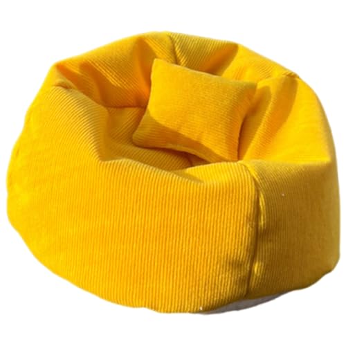 Weiche Baumwoll-Miniatur-Couch für Puppenhäuser, 16 cm, Plüschpuppe, bequemes Display, Regal-Dekorationen, Zubehör, niedliches Puppenzubehör für die Präsentation Weiche Baumwoll-Miniatur-Couch für Puppenhäuser, 16 cm, Plüschpuppe, bequemes Display, Regal-Dekorationen, Zubehör, niedliches Puppenzubehör für die Präsentation von CHIZISX