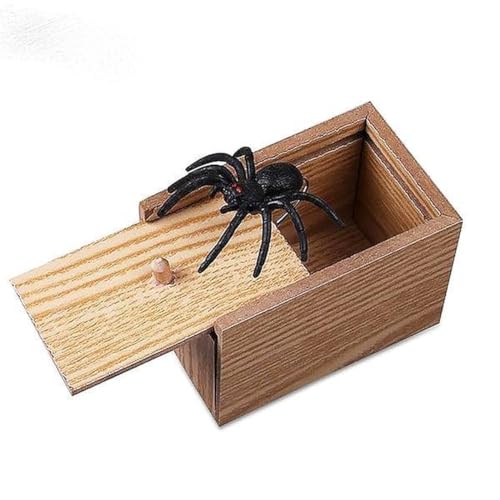 CHPN - gefälschte Spinne - gefälschte Spinne in Box - Streich - Witz - Fackelspinne - Lassen Sie sie schockiert sein - garantiert mit dieser gefälschten Spinne in Box schockiert von CHPN