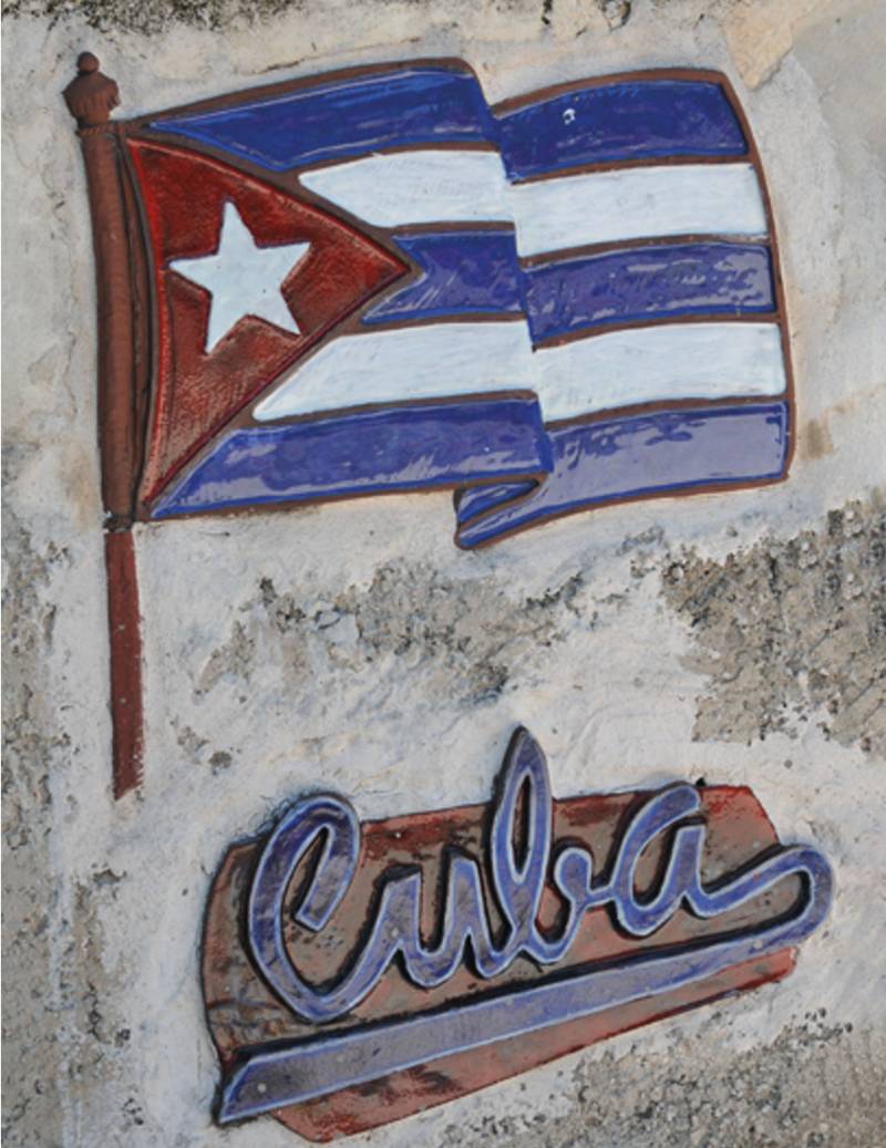 Wanddekoration Cuba bunt 30x41,5cm von CHRISTIANFABRICATIONS