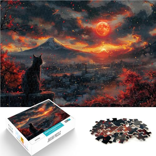 1000-teiliges Puzzle für Erwachsene Sonnenuntergang Paradies Katze Aus Holz ab 14 Jahren Intellektuelles Spiel Geschenk zum Geburtstag。Größe:50x75cm/19.6x29.5Zoll 1000-teiliges Puzzle für Erwachsene Sonnenuntergang Paradies Katze Aus Holz ab 14 Jahren Intellektuelles Spiel Geschenk zum Geburtstag。Größe:50x75cm/19.6x29.5Zoll von CHTLIFQ