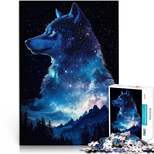 2000-Teile-Puzzle für Erwachsene Wolf Galaxy Night Aus Karton ab 14 Jahren Urlaub zu Hause: Zeit totschlagen Geschenke zum 。Größe:70x100cm/27.5x39.3Zoll 2000-Teile-Puzzle für Erwachsene Wolf Galaxy Night Aus Karton ab 14 Jahren Urlaub zu Hause: Zeit totschlagen Geschenke zum 。Größe:70x100cm/27.5x39.3Zoll von CHTLIFQ