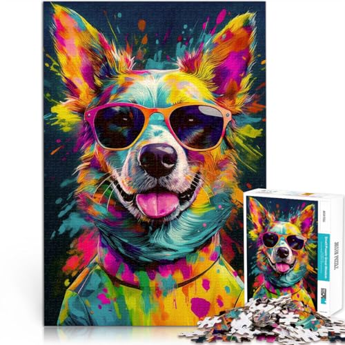 Puzzle 2000 Teile für Erwachsene Buntes Hundeporträt Aus Karton für Kinder ab 14 Jahren Quizspiel Lustige Aktivitäten für zu Hause, Geburtstagsgeschenk, Reisegeschenke。Größe:70x100cm/27.5x39.3Zoll Puzzle 2000 Teile für Erwachsene Buntes Hundeporträt Aus Karton für Kinder ab 14 Jahren Quizspiel Lustige Aktivitäten für zu Hause, Geburtstagsgeschenk, Reisegeschenke。Größe:70x100cm/27.5x39.3Zoll von CHTLIFQ