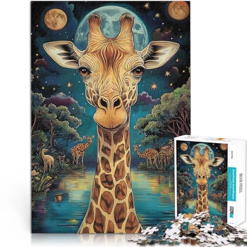 Puzzle für Erwachsene 1000 Teile Giraffe ausmalen Aus Karton ab 14 Jahren pädagogisches Lernen Tolles Geschenk。Größe:26x38cm/10.2x14.9Zoll Puzzle für Erwachsene 1000 Teile Giraffe ausmalen Aus Karton ab 14 Jahren pädagogisches Lernen Tolles Geschenk。Größe:26x38cm/10.2x14.9Zoll von CHTLIFQ
