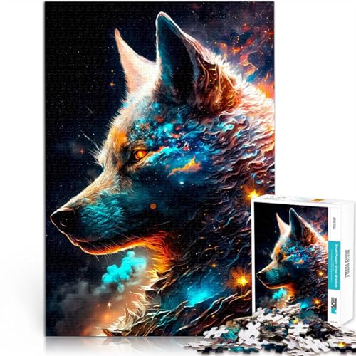 für Erwachsene 1000 Teile Puzzle Wolf Space Aus Karton für Kinder ab 14 Jahren Jedes Stück ist EIN Unikat – Lustiges und herausforderndes Spiel für die ganze Familie Geschenkideen。Größe:38x52cm für Erwachsene 1000 Teile Puzzle Wolf Space Aus Karton für Kinder ab 14 Jahren Jedes Stück ist EIN Unikat – Lustiges und herausforderndes Spiel für die ganze Familie Geschenkideen。Größe:38x52cm von CHTLIFQ