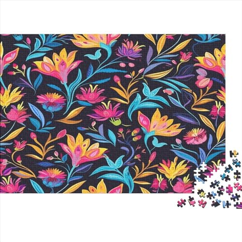 Floral Puzzle 1000 Teile Erwachsene, Puzzlespiel Jigsaw Puzzles Erwachsenen Puzzlespiel Puzzel 1000pcs (75x50cm) von CHUIYUFULAN