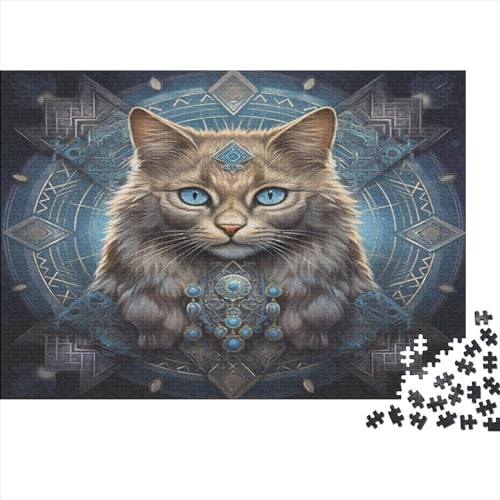 Kat Puzzle 1000 Teile Erwachsene, Puzzlespiel Jigsaw Puzzles Erwachsenen Puzzlespiel Puzzel 1000pcs (75x50cm) von CHUIYUFULAN