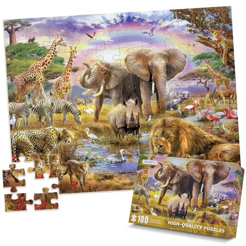 100 Teile Puzzles für Ainimal Puzzle für Erwachsene, Nette Animal Puzzle 100, 100 Teile Kinder Puzzles Perfekte Gartenbuddies 100 Teile Puzzles für Ainimal Puzzle für Erwachsene, Nette Animal Puzzle 100, 100 Teile Kinder Puzzles Perfekte Gartenbuddies von CHengQiSM