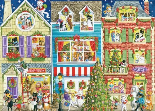 2024 Weihnachten Puzzle Puzzles 1000 Teile für Erwachsene-Haustier Weihnachten Weihnachtspuzzle Erwachsene 1000 Teile Puzzles 2024 Weihnachten Puzzles 1000 Teile für Erwachsene Festival Puzzle von CHengQiSM