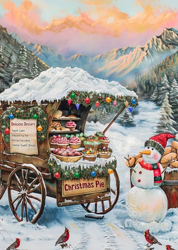 2024 Weihnachten Puzzle Puzzles 1000 Teile für Erwachsene-Schneemann Dessert Shop Weihnachtspuzzle Erwachsene 1000 Teile Puzzles 2024 Weihnachten Puzzles 1000 Teile für Erwachsene Festival Puzzle von CHengQiSM