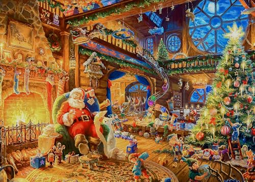 2024 Weihnachten Puzzle Puzzles 1000 Teile für Erwachsene-Weihnachtsmann Weihnachtspuzzle Erwachsene 1000 Teile Puzzles 2024 Weihnachten Festival Puzzle Puzzles 1000 Teile für Erwachsene von CHengQiSM