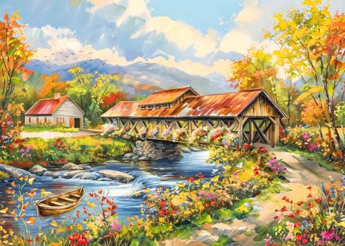 Puzzle 1000 Teile-Herbstgarten Puzzles für Erwachsene Landschaft Puzzel Natürliche Szene Puzzles für Erwachsene Teens Kinder Interaktives Spielzeug Gehirn Teaser Puzzle 1000 Teile-Herbstgarten Puzzles für Erwachsene Landschaft Puzzel Natürliche Szene Puzzles für Erwachsene Teens Kinder Interaktives Spielzeug Gehirn Teaser von CHengQiSM