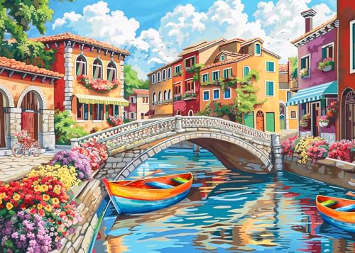 Puzzle 1000 Teile-Italian Style Town Puzzles für Erwachsene Landschaft Puzzel Natürliche Szene Puzzles für Erwachsene Teens Kinder Interaktives Spielzeug Gehirn Teaser Puzzle 1000 Teile-Italian Style Town Puzzles für Erwachsene Landschaft Puzzel Natürliche Szene Puzzles für Erwachsene Teens Kinder Interaktives Spielzeug Gehirn Teaser von CHengQiSM